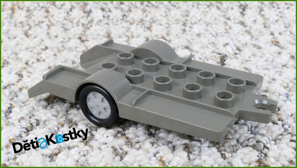 Lego® Duplo® Přívěsný Vozík Šedý Pro Přepravu Autíček