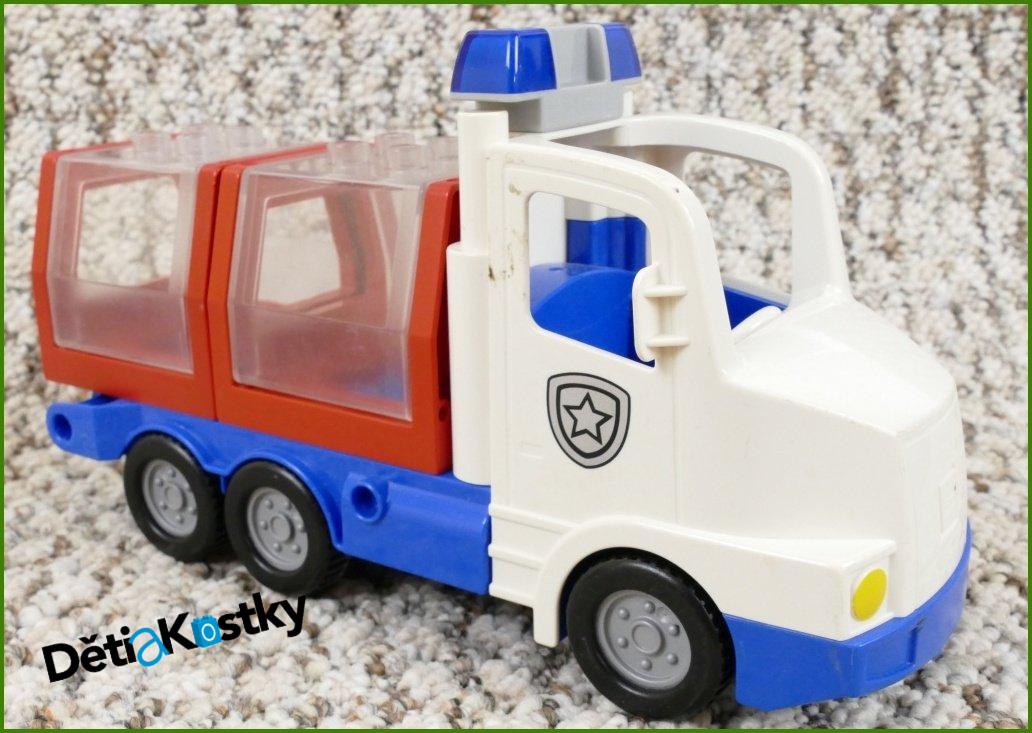 Lego® Duplo® Policejní Anton - Obyčejný Majáček, Prosklené Kontejnery