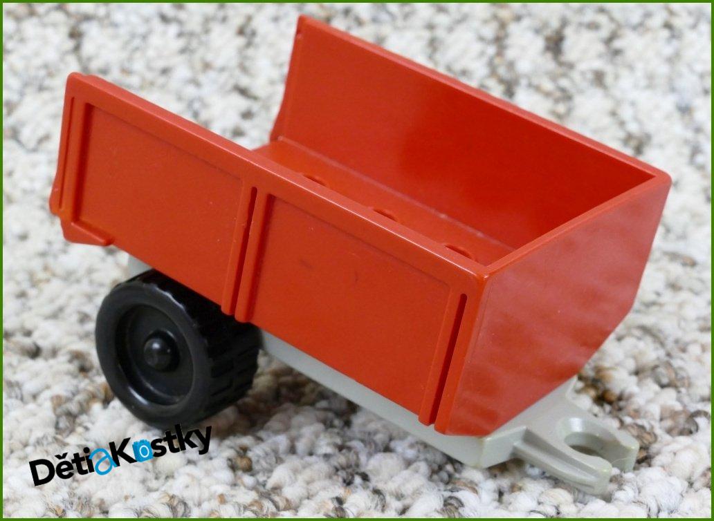 Lego® Duplo® Vlečka Výklopná Starší Červená Bez Zadní Sklopky
