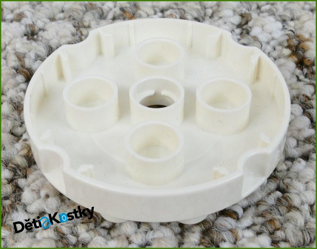 Lego® Duplo® Podložka/Destička 4x4 Kruh Bílá