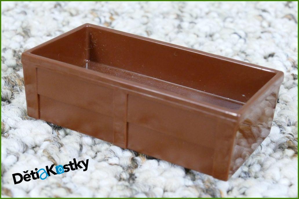Lego® Duplo® Korýtko Hranaté Tmavě Hnědé