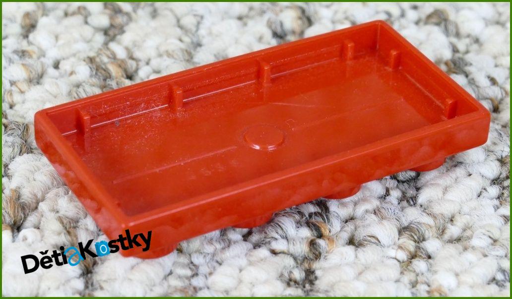 Lego® Duplo® Podložka/Destička 2x4 Červená Nízká (8 pin)