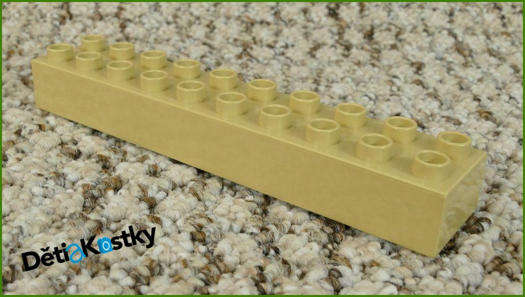 Lego® Duplo® Kostka 2x10 Světle Béžová