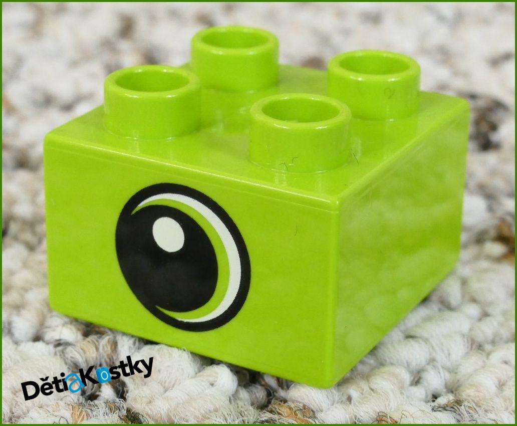 Lego® Duplo® Kostka Limetka - Oko s Lemováním