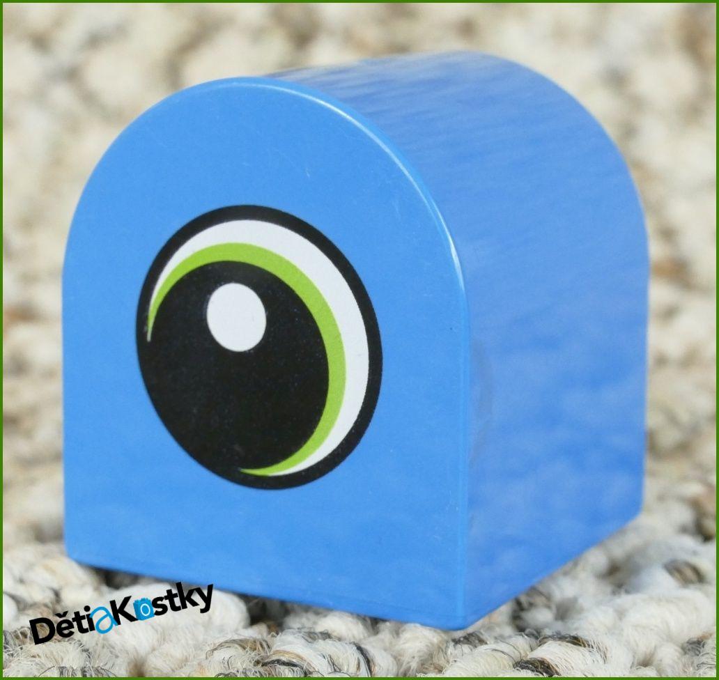 Lego® Duplo® Kostka Tyrkysová Zakulacená 2x2 Oko