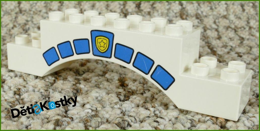 Lego® Duplo® Kostka Bílá Klenba Policejní Stanice