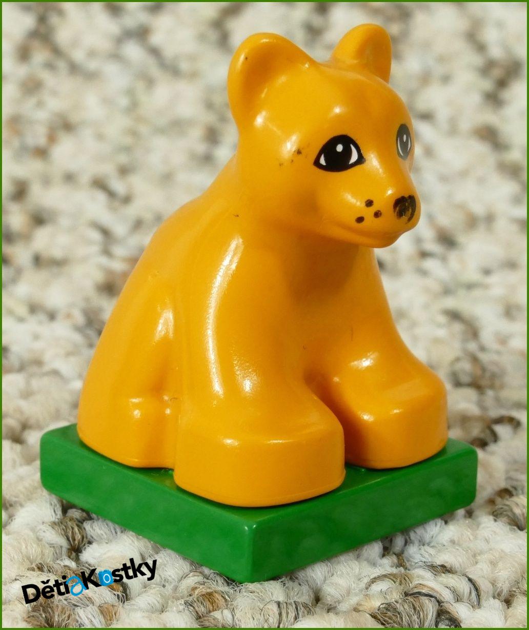 Lego® Duplo® Lví Mládě s Podstavcem Světle Hnědé