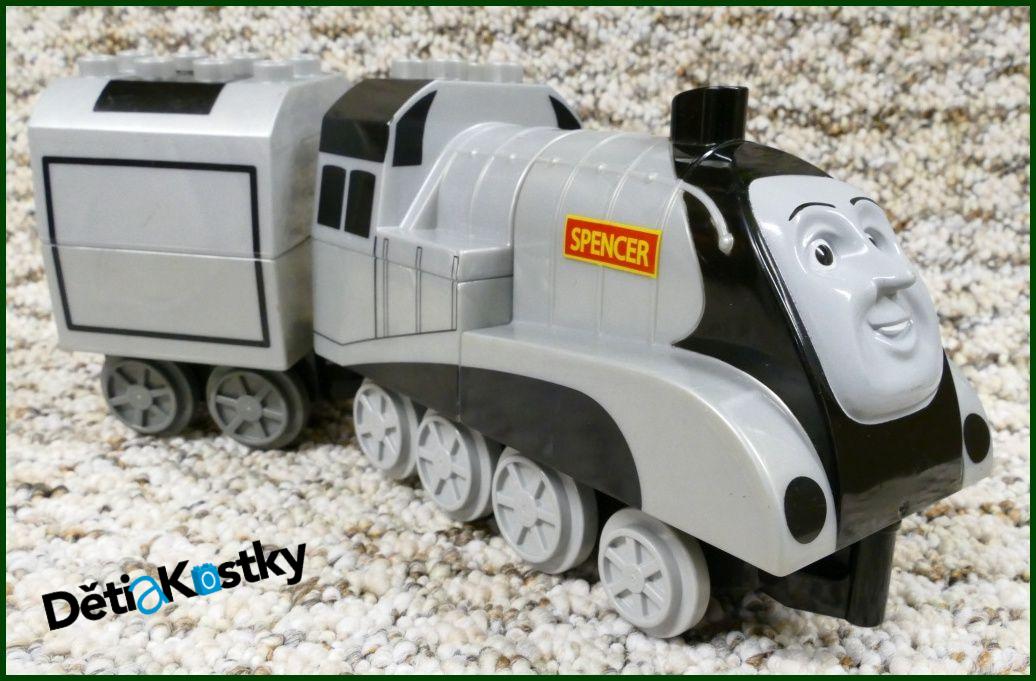 Lego® Duplo® Mašinka Spencer s Vagonem