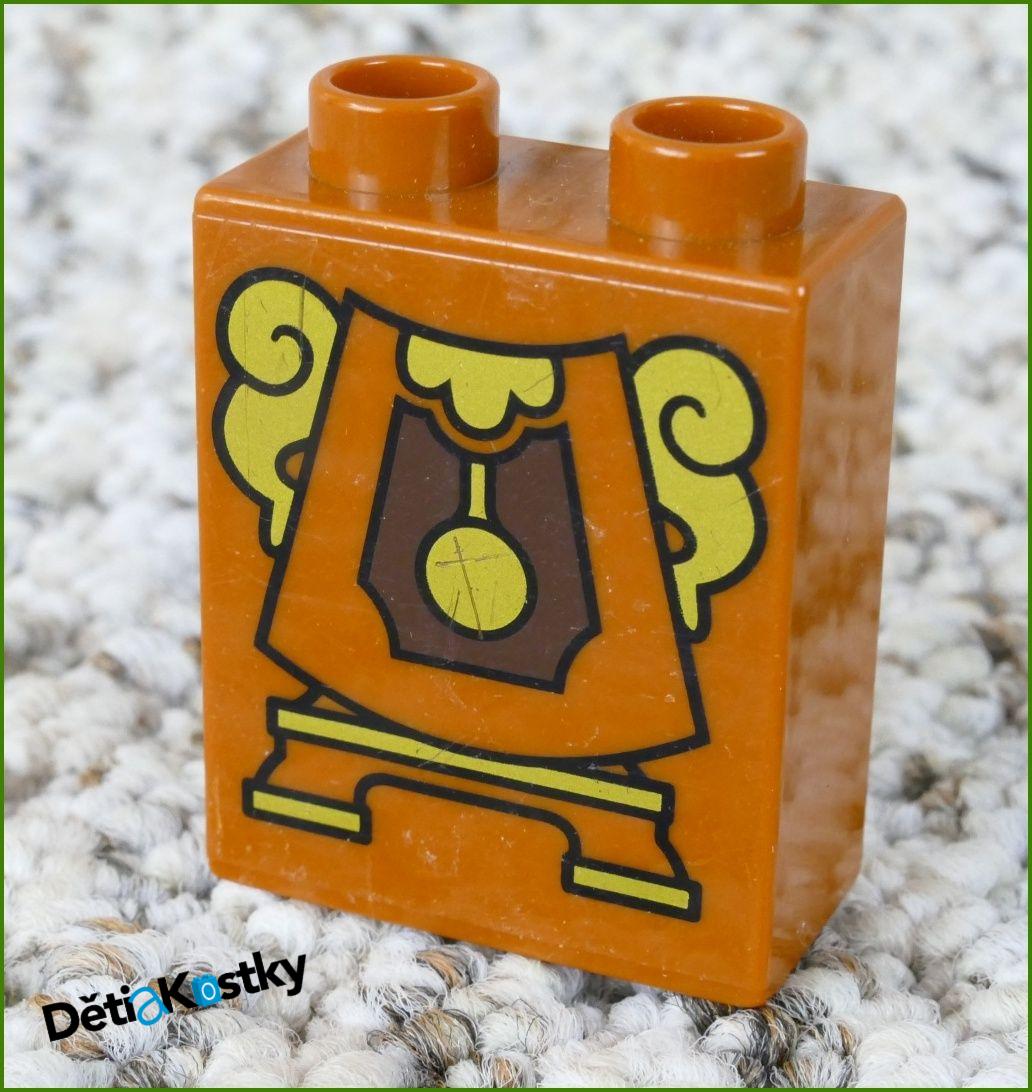 Lego® Duplo® Kostka 1x2x2 Světle Hnědá - Kyvadlo