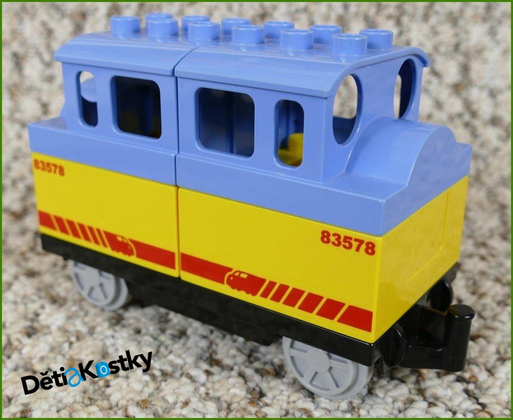 Lego® Duplo® Vagon Pro Cestující - Tvarované Kabiny od Mašinek