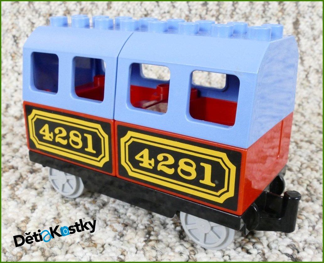 Lego® Duplo® Vagon Pro Cestující - 4281 Modré Střechy