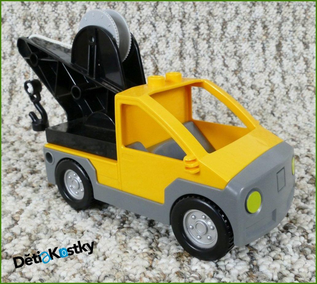 Lego® Duplo® Servisní Pickup Žlutý s Velkým Černým Navijákem