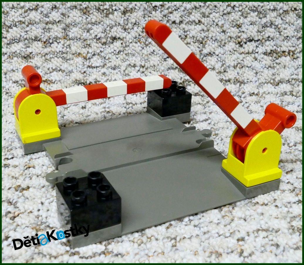 Lego® Duplo® Železniční Přejezd se Žlutými Závorami (st.š)