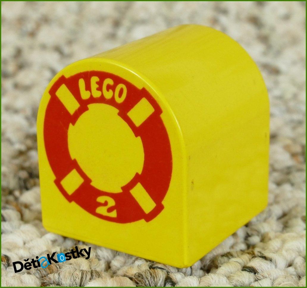 Lego® Duplo® Kostka 2x2 Zaoblená Žlutá - Záchranný Kruh Lego