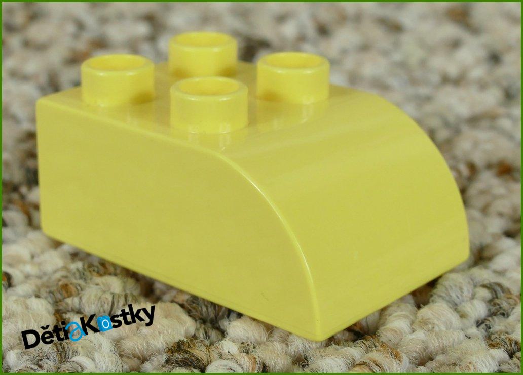 Lego® Duplo® Kostka 2x3 Zkosená Světlounce Žlutá