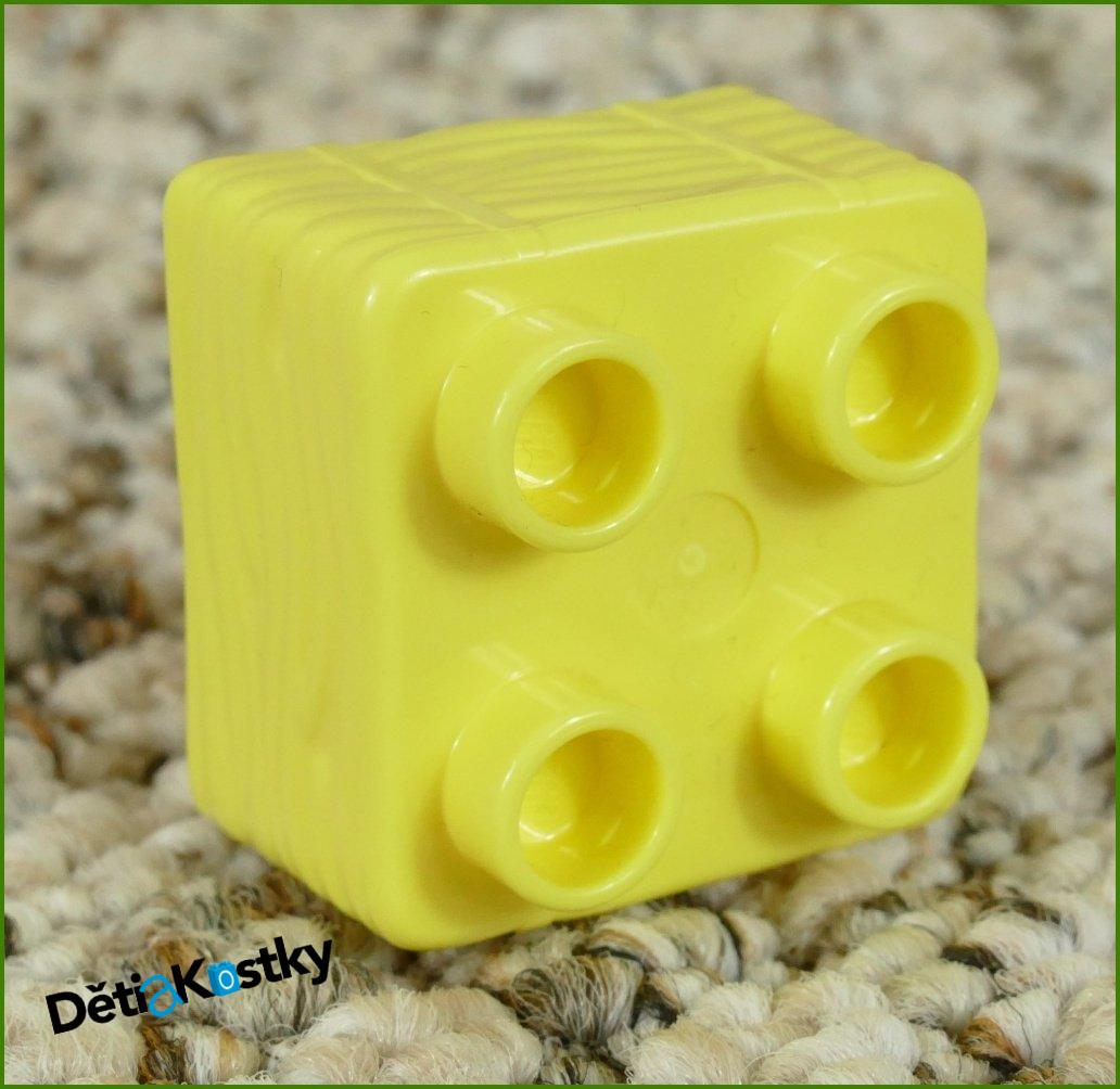 Lego® Duplo® Balík Slámy Bez Potisku - Kostka 2x2 Světlounce Žlutá