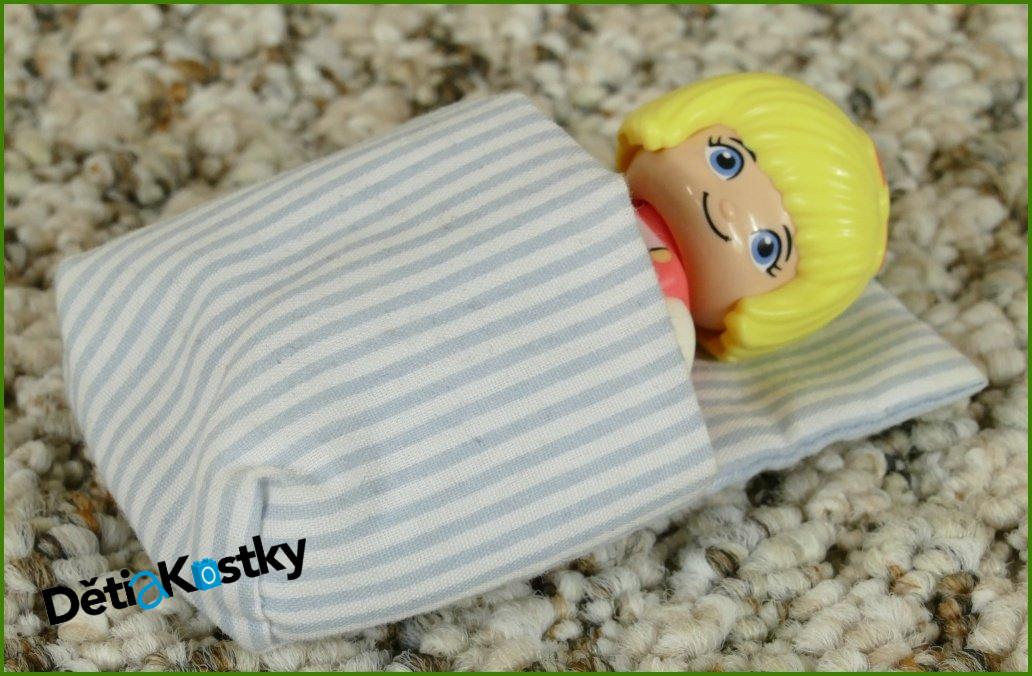 Lego® Duplo® Peřinka Modrá se Světle Modrými Proužky