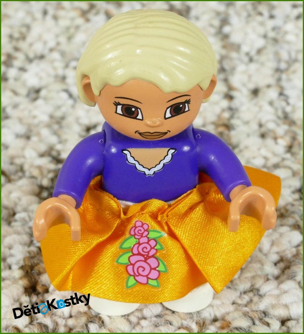 Lego® Duplo® Sukně Oranžová s Kytičkou