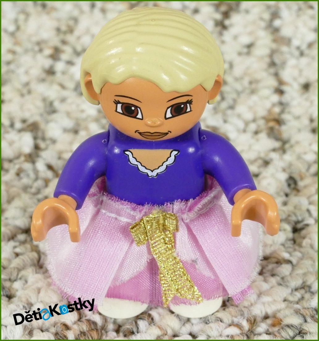 Lego® Duplo® Sukně Růžová se Zlatou Mašlí