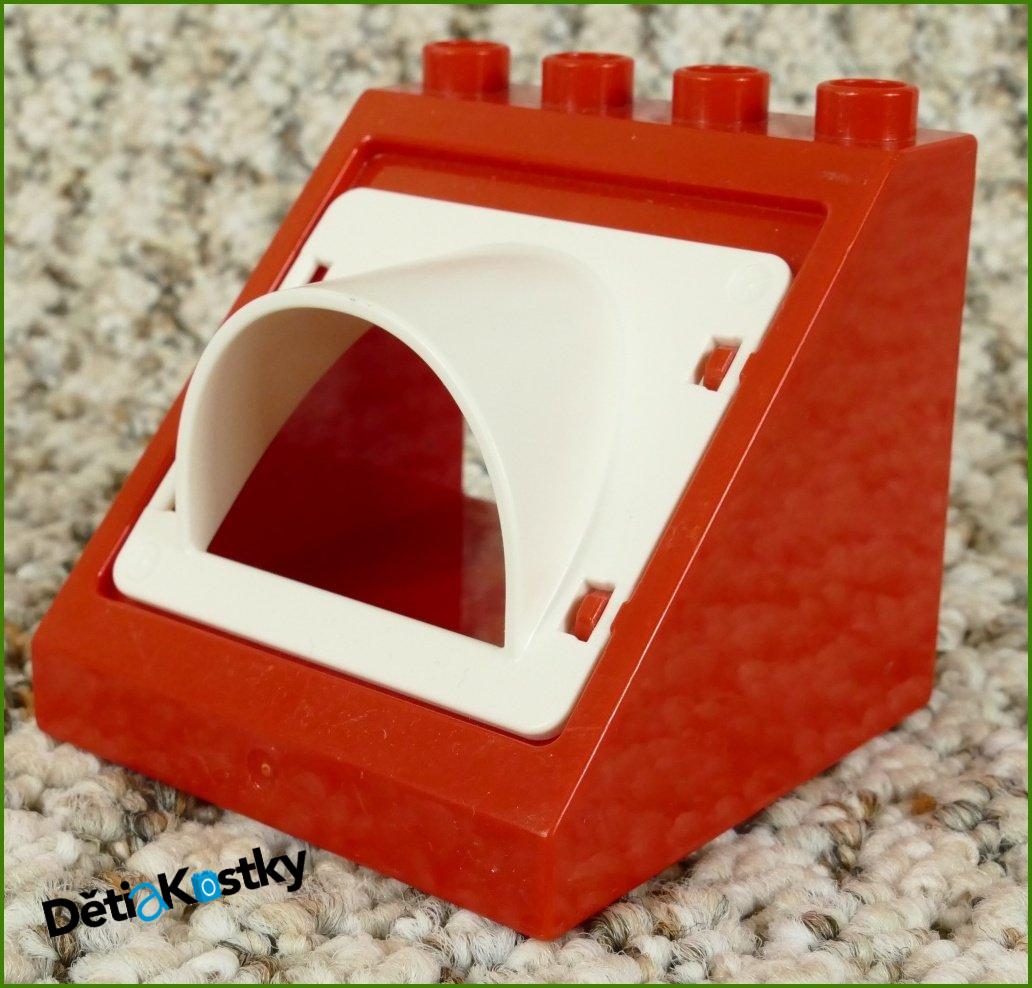 Lego® Duplo® Kostka Červená (Vikýř)