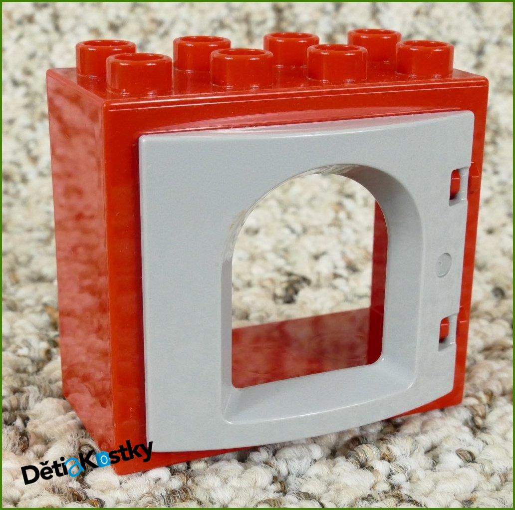 Lego® Duplo® Okno Hradu Červené - Šedé Okno