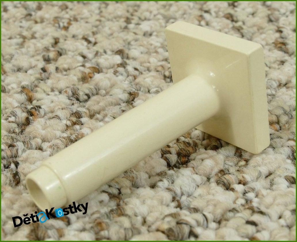Lego® Duplo® Bílý Vysoký Podstavec pro Lampičky, Slunečníky, Značky, Kostky 1x2x2