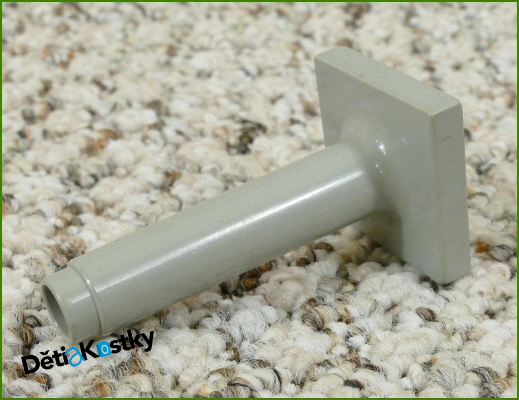 Lego® Duplo® Šedý Vysoký Podstavec pro Lampičky, Slunečníky, Značky, Kostky 1x2x2