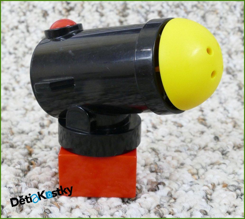 Lego® Duplo® Dělo Malé Vystřelovací Černé se Žlutým Nábojem