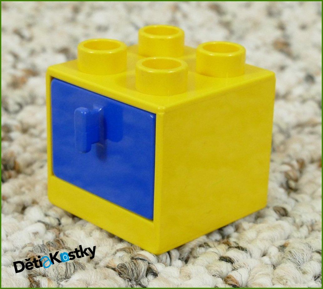 Lego® Duplo® Skříňka Malá Žlutá/Modrý Šuplík