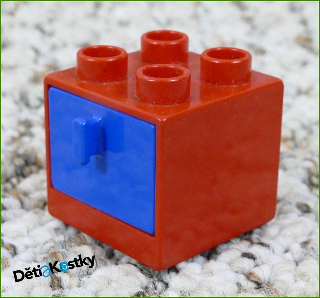 Lego® Duplo® Skříňka Malá Červená/Modrý Šuplík