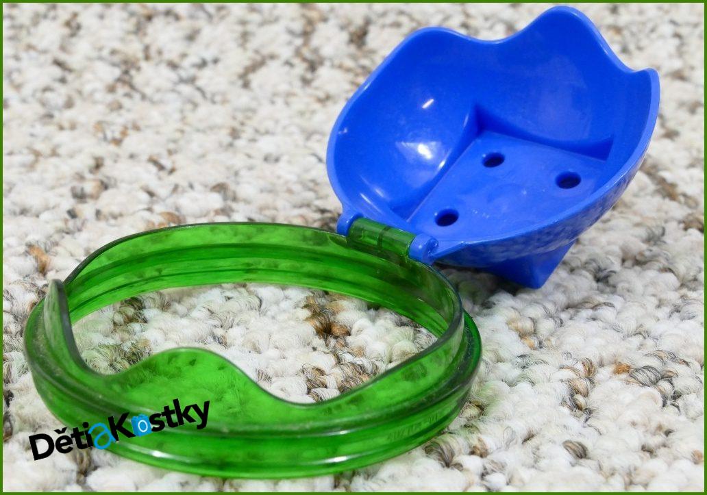 Lego® Duplo® Kryt Potrubí s Prstencem Průhledná Zelená/Modrá