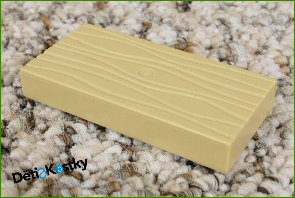 Lego® Duplo® Destička 2x4 Béžová - Stůl - Imitace Dřeva