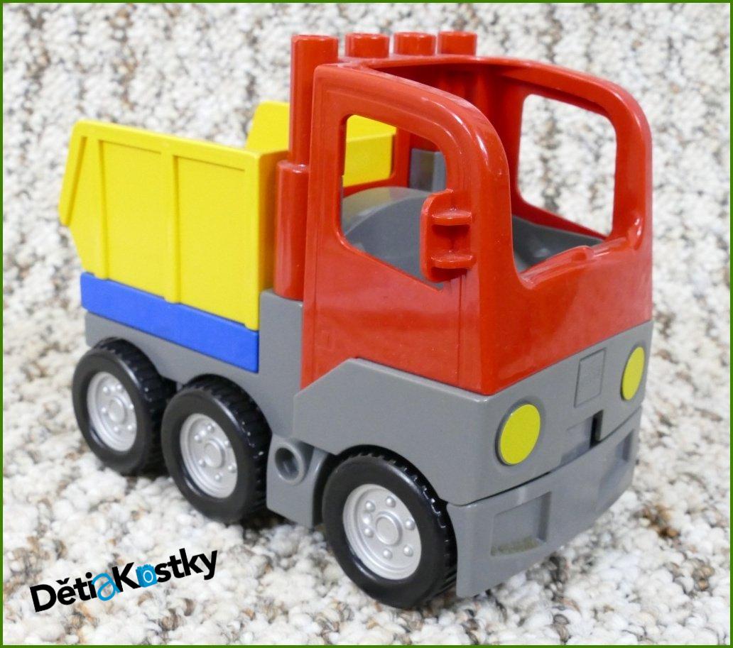 Lego® Duplo® Nákladní Auto Červené - Žlutá Vyklápěcí Korba
