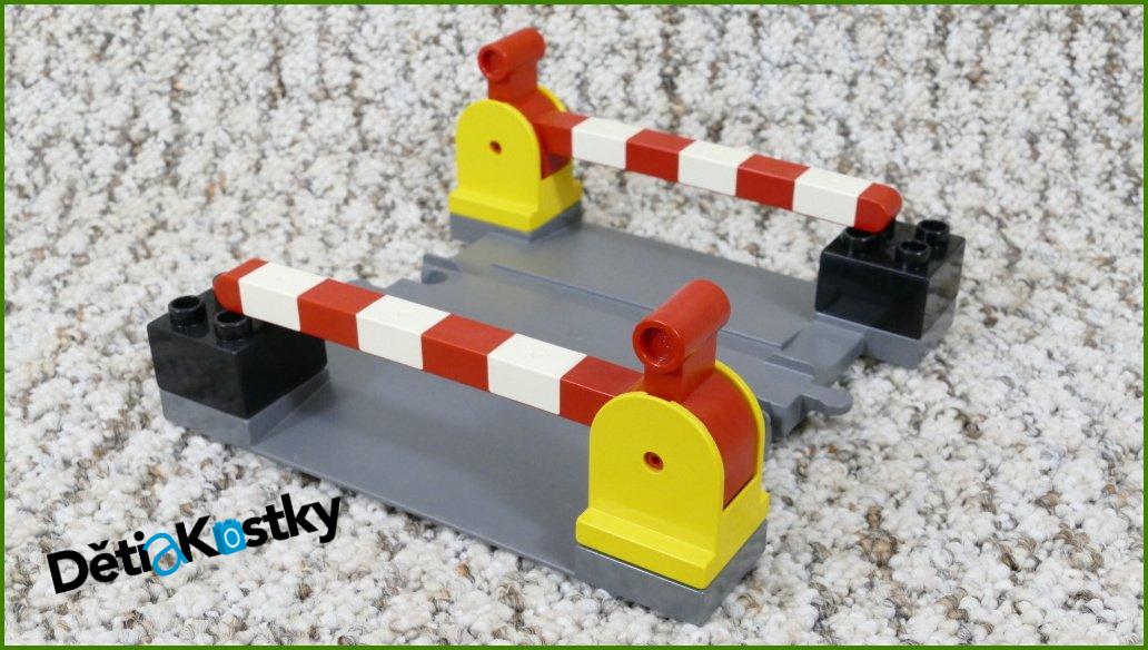 Lego® Duplo® Železniční Přejezd se Žlutými Závorami (nov. š.)