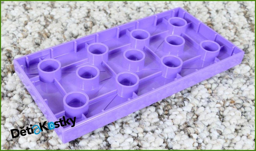 Lego® Duplo® Podložka/Destička 4x8 Světle Fialová