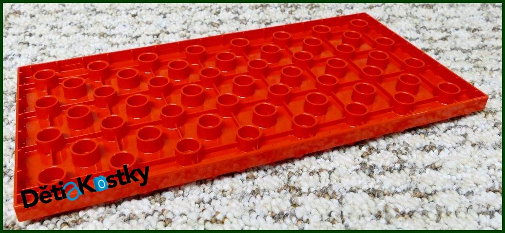 Lego® Duplo® Podložka/Deska 8x16 Červená