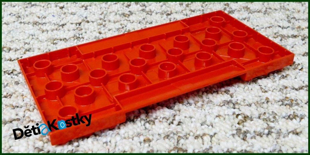 Lego® Duplo® Podložka/Deska 6x12 Červený Nájezd