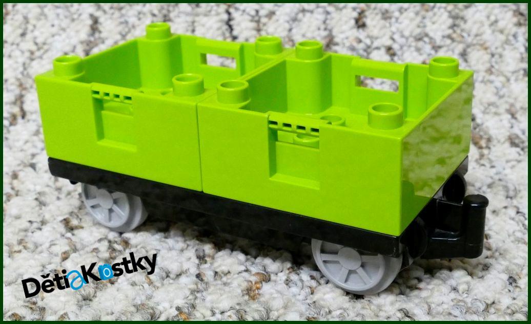 Lego® Duplo® Vagon - Nízké Korby - Limetka