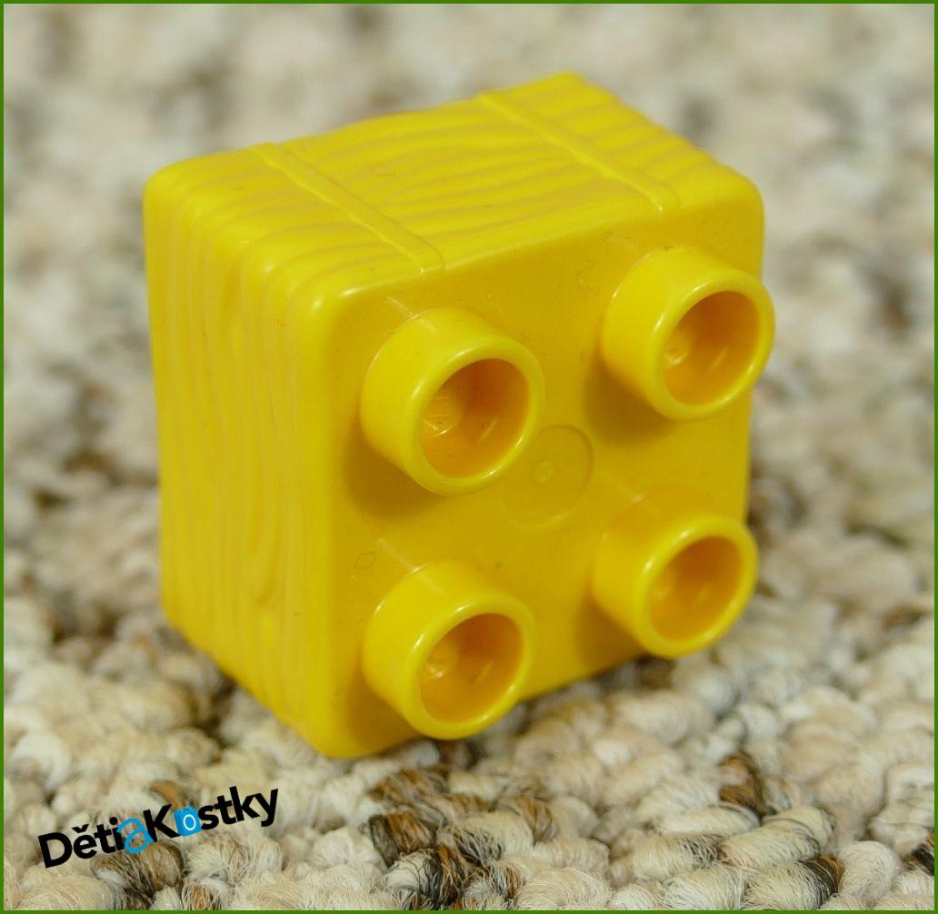 Lego® Duplo® Balík Slámy Bez Potisku - Kostka 2x2 Žlutá