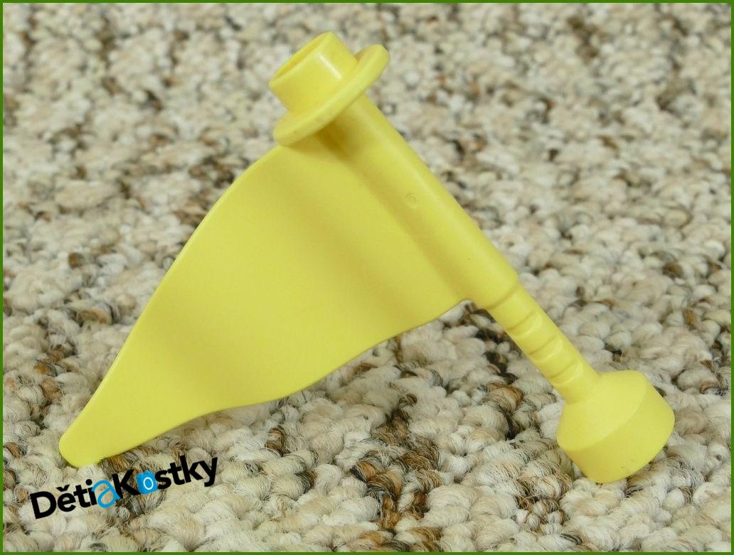 Lego® Duplo® Vlajka se Stožárem Světlounce Žlutá