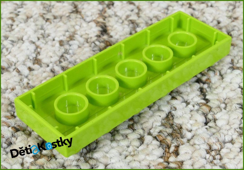 Lego® Duplo® Podložka/Destička 2x6 Limetka
