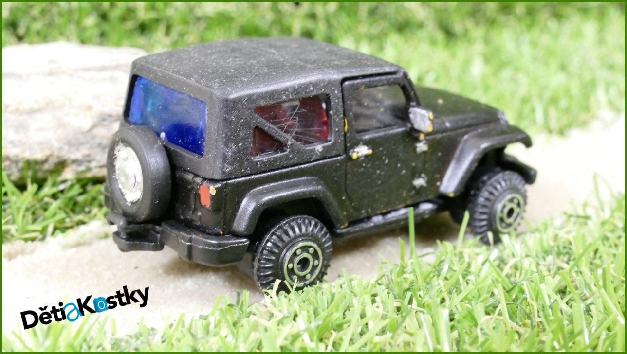 Kovový Model Autíčko Majorette Jeep Wrangler