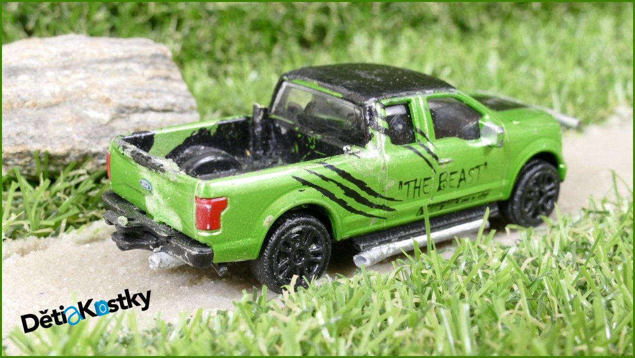 Kovový Model Autíčko Majorette Ford F-150 - horší povrch