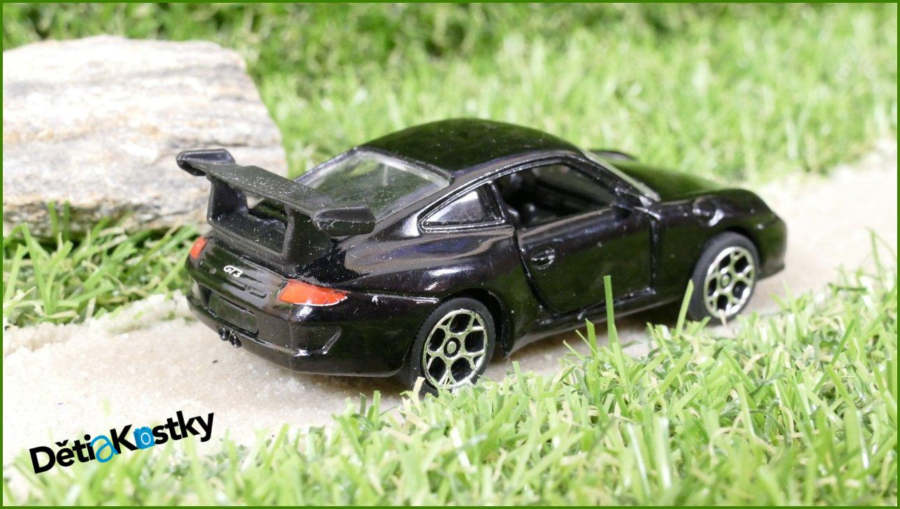 Kovový Model Autíčko Majorette Porsche GT3 - natahovací