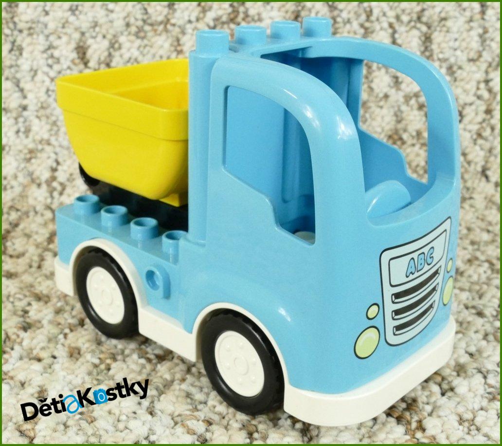 Lego® Duplo® Nákladní Auto Tyrkysové ABC - Žlutá Vyklápěcí Korba