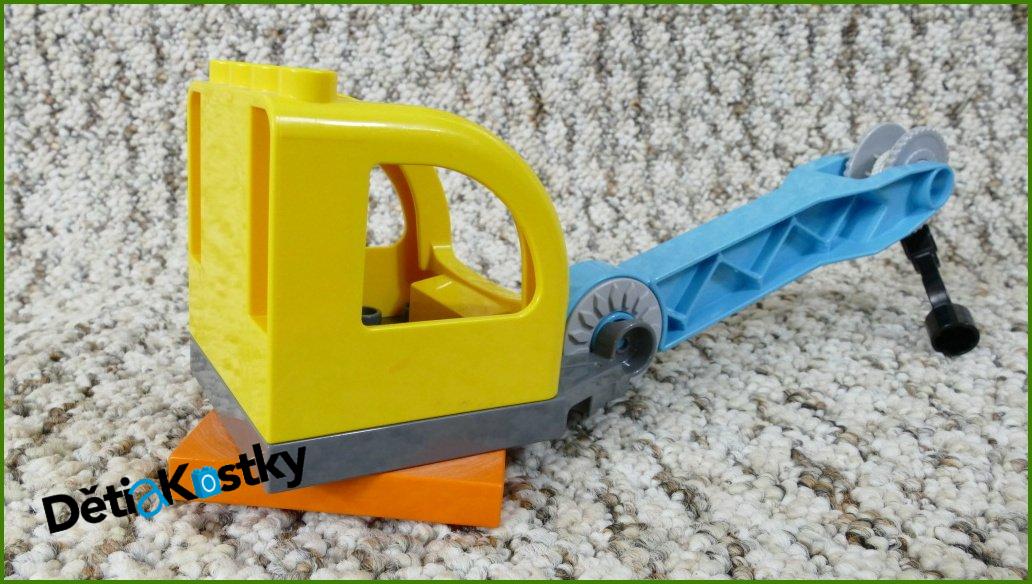 Lego® Duplo® Jeřáb Tyrkysový - Žlutá Kabina