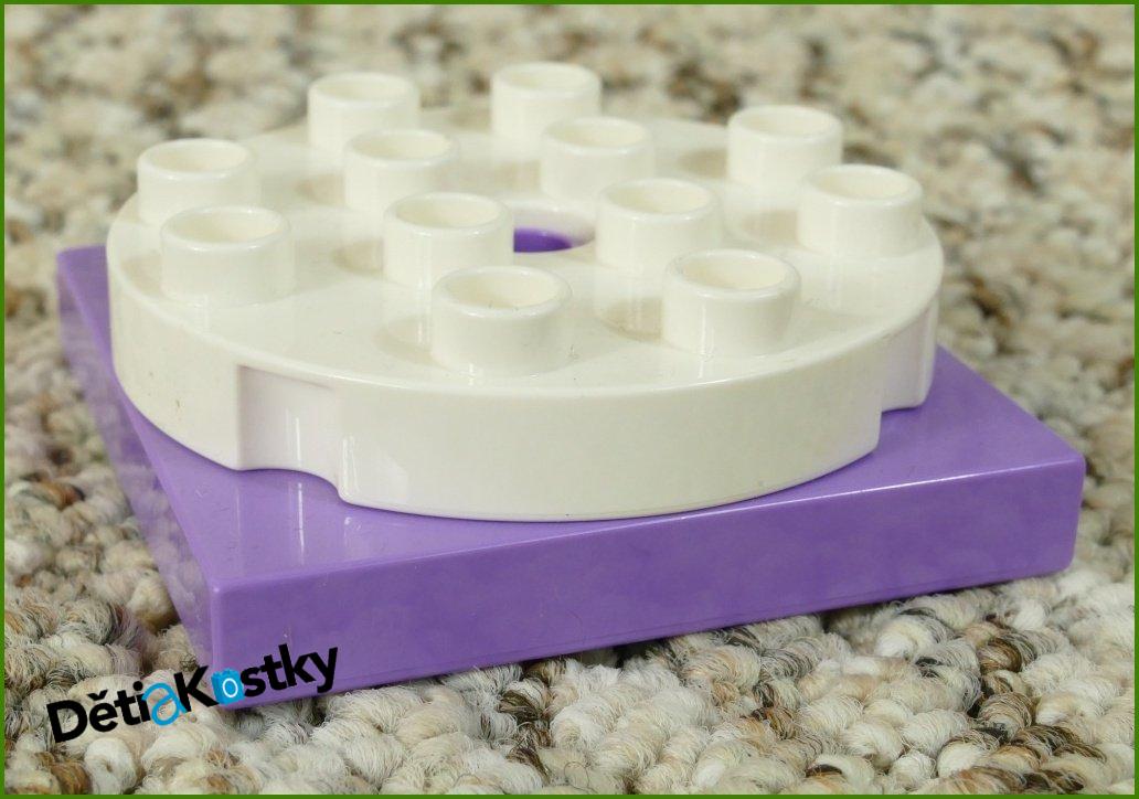 Lego® Duplo® Otočná Část Velká Fialová-Bílá