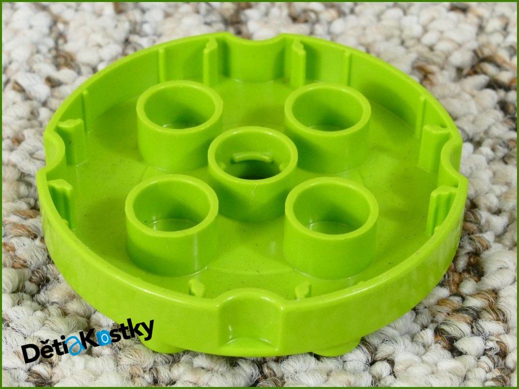 Lego® Duplo® Podložka/Destička 4x4 Kruh Limetka