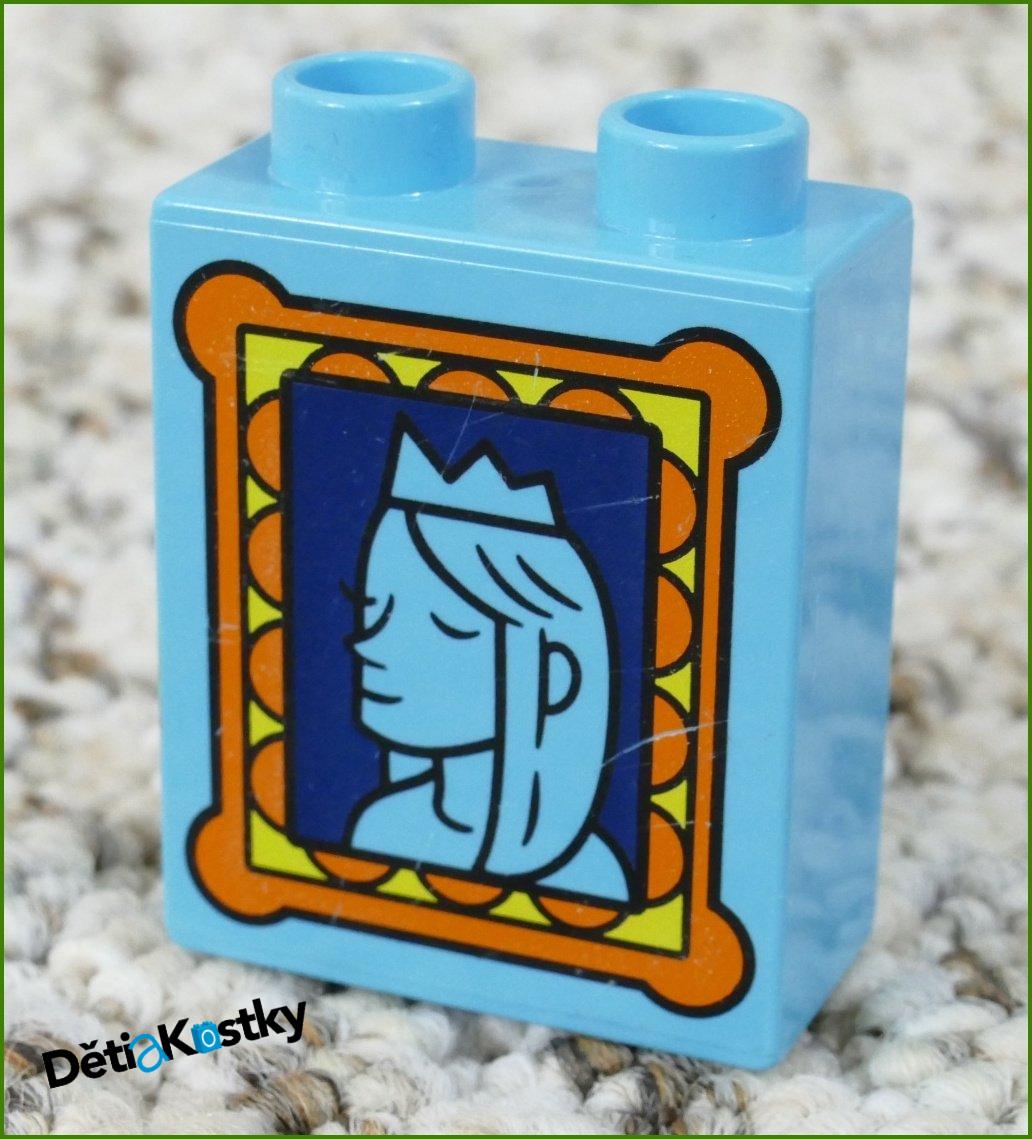 Lego® Duplo® Kostka 1x2x2 Tyrkysová - Obraz