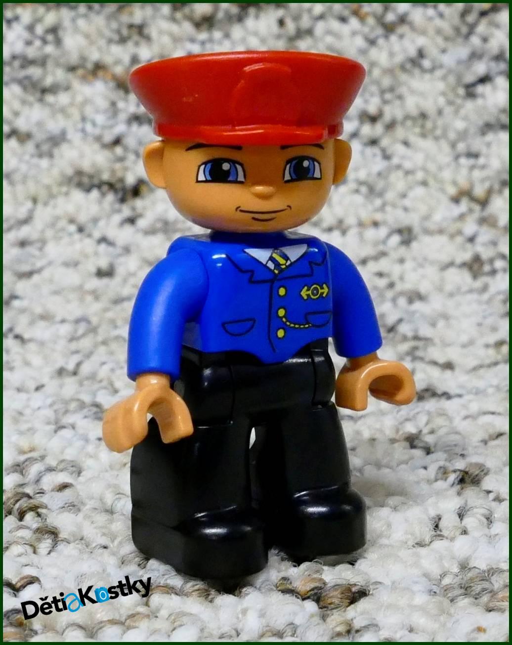 Lego® Duplo® Figurka Výpravčí Červená Čepice